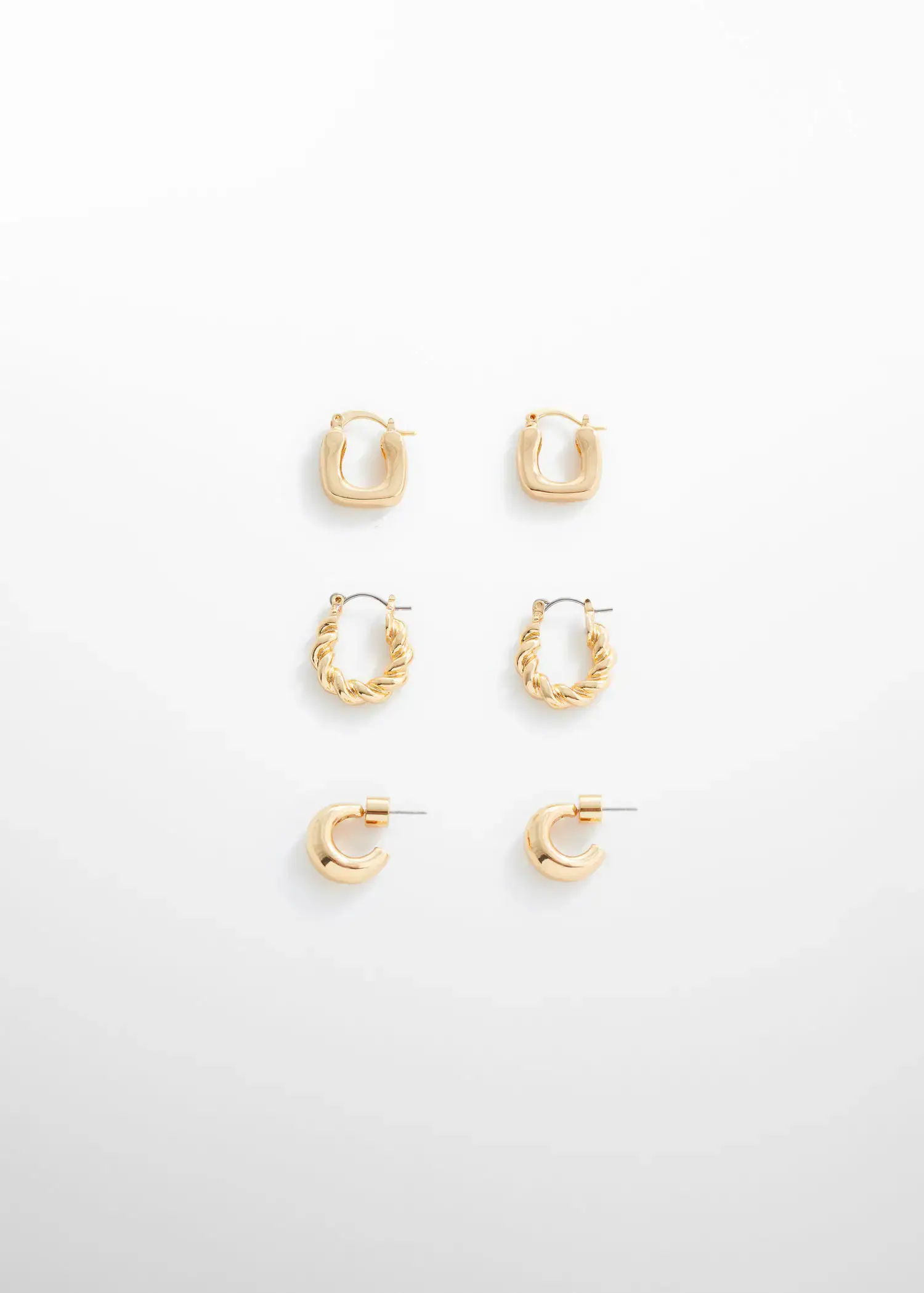 Mango Set of hoop earrings . 3
