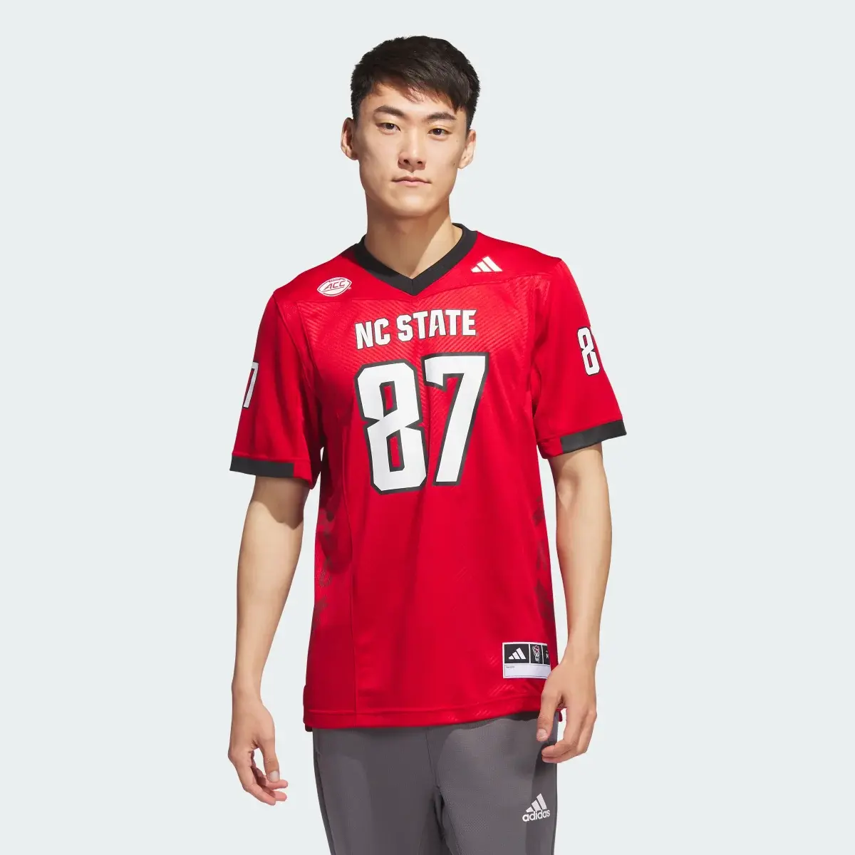 Adidas North Carolina State Football Off-Field Home Jersey. 2