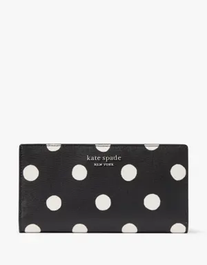 Morgan Sunshine Dot Slim Bifold Wallet