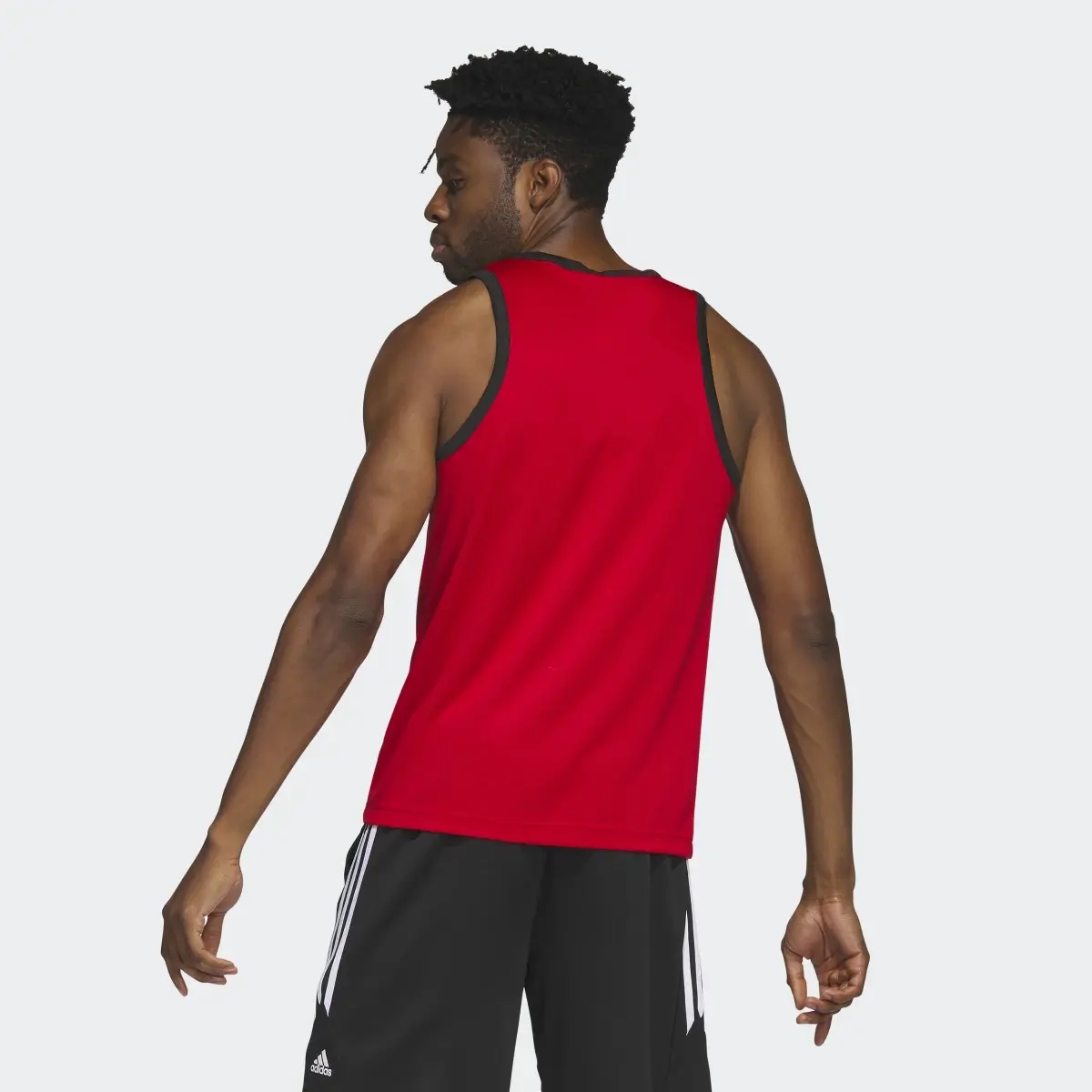 Adidas Basketball 3-Stripes Tank Top. 3