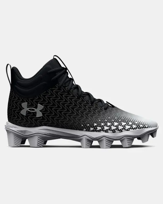 Under Armour Boys' UA Spotlight Franchise 3 RM Wide Jr. Football Cleats. 1