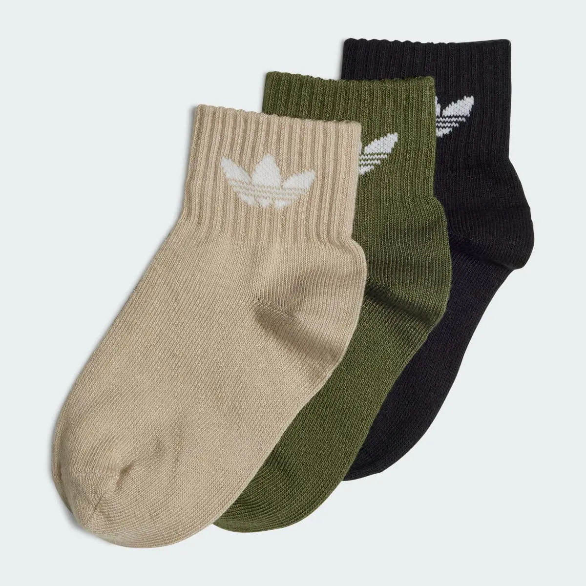 Adidas Mid-Ankle Socken, 3 Paar. 2