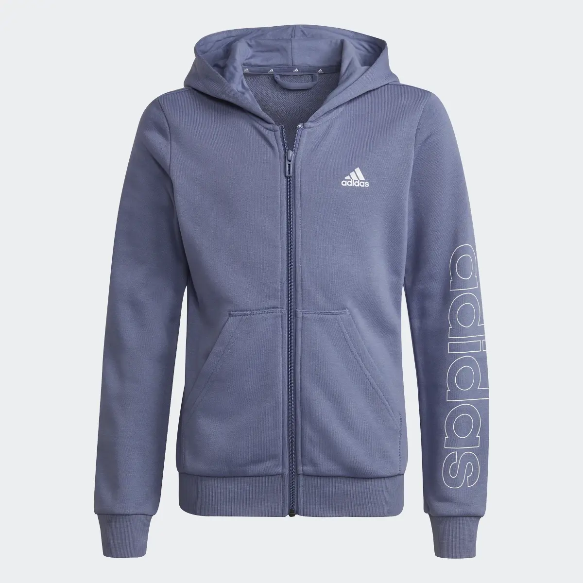 Adidas Sudadera con Gorro adidas Essentials Cierre Frontal. 1