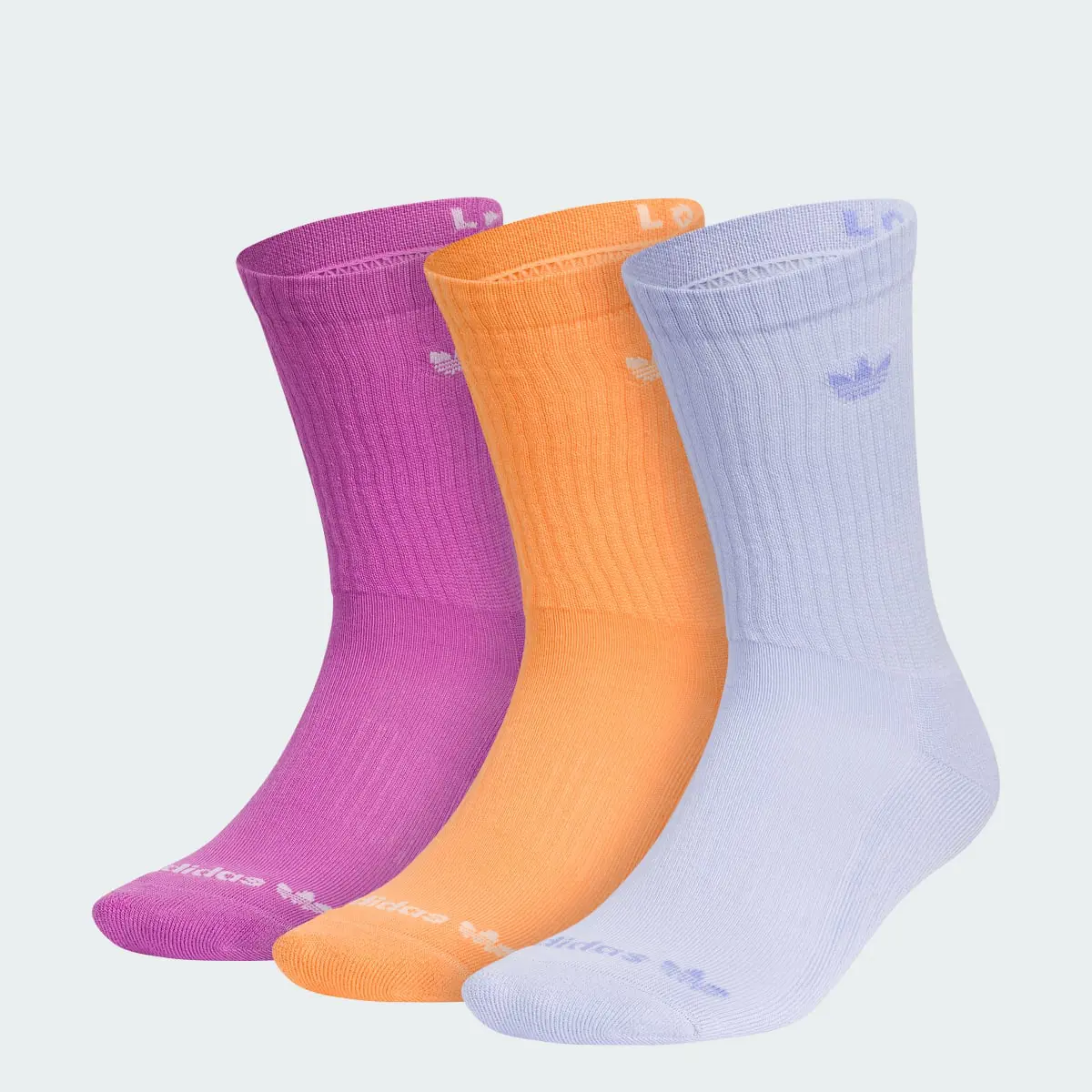 Adidas Originals Trefoil 2.0 3-Pack Crew Socks. 1