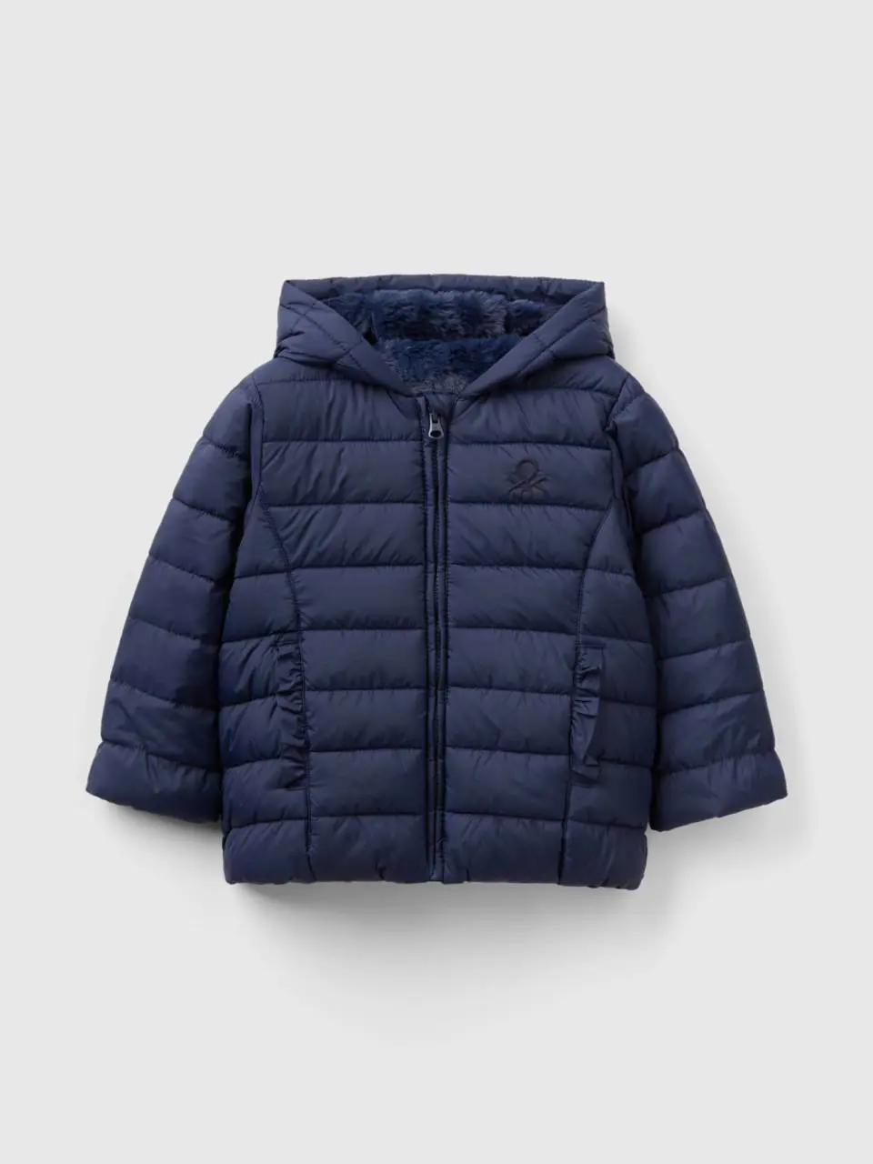 Benetton padded jacket with rouches. 1