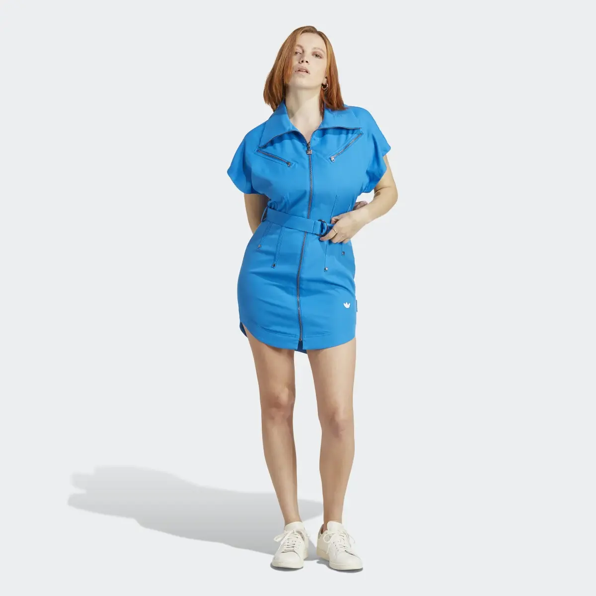 Adidas Blue Version Club Shirt Dress. 1