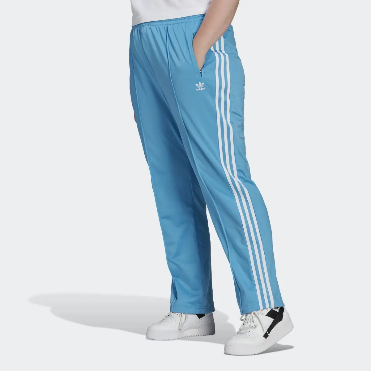 Adidas Adicolor Classics Firebird Primeblue Track Pants (Plus Size). 1