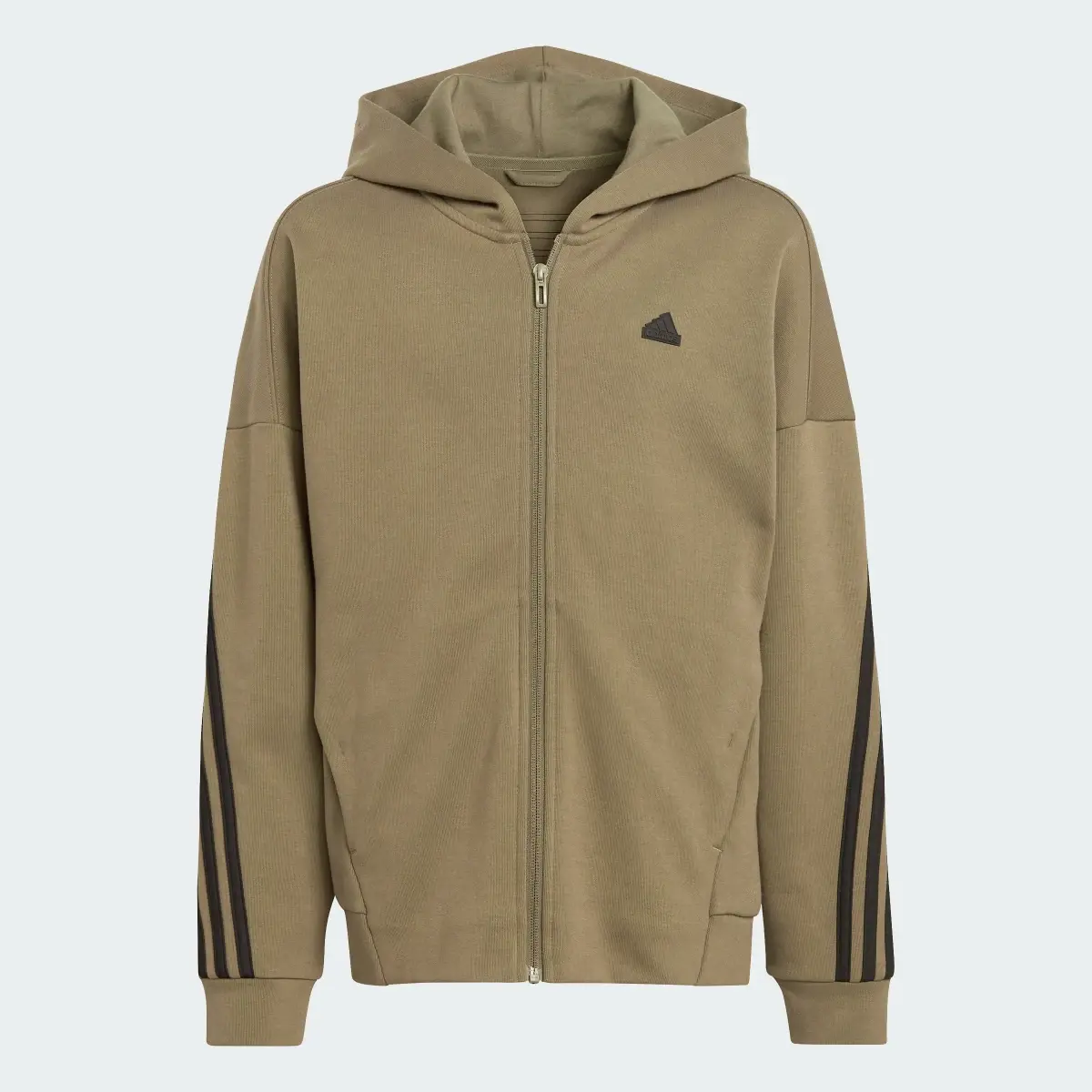 Adidas Future Icons 3-Stripes Full-Zip Hooded Track Top. 3