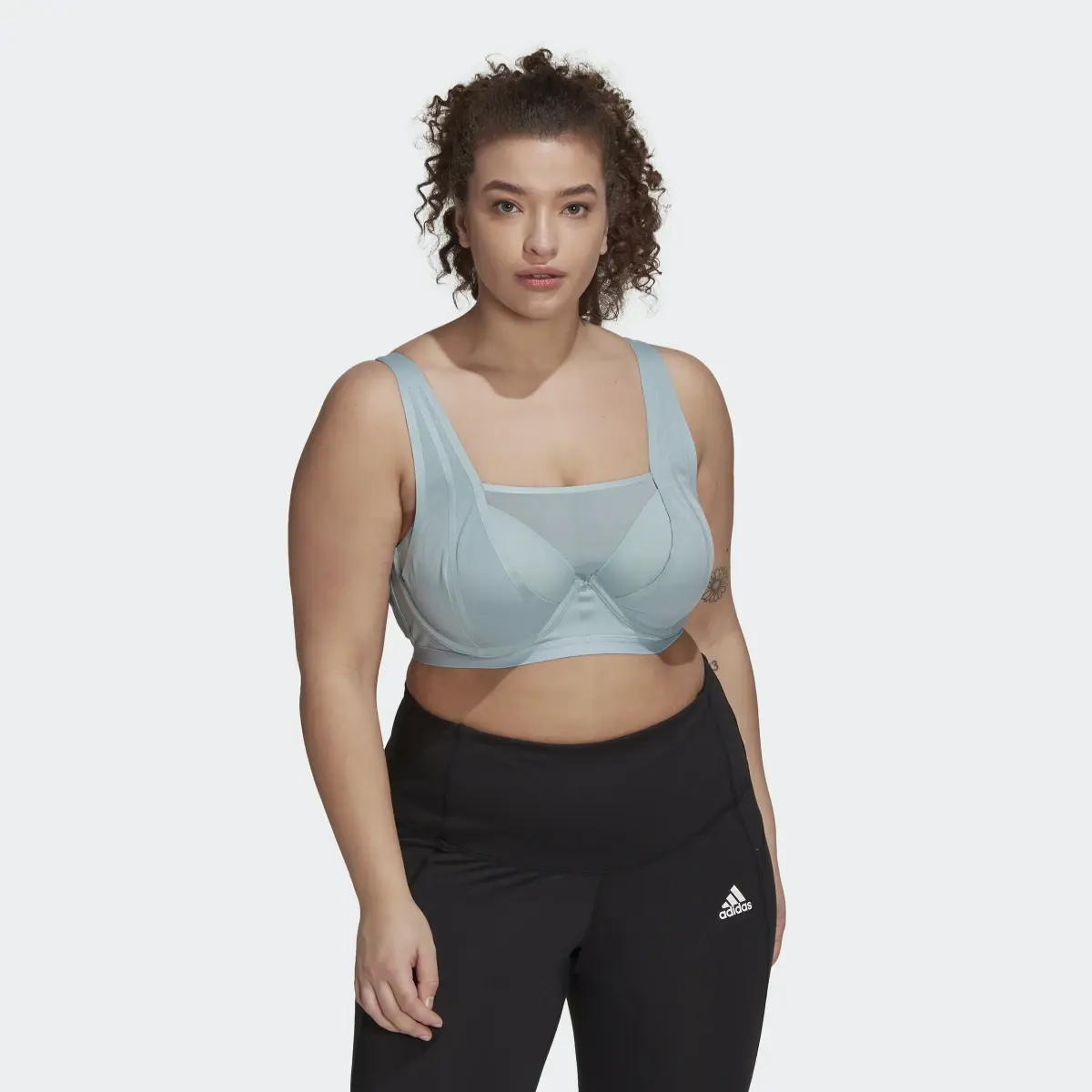 Adidas - TLRD Impact Luxe Training High-Support Bra (Plus Size)