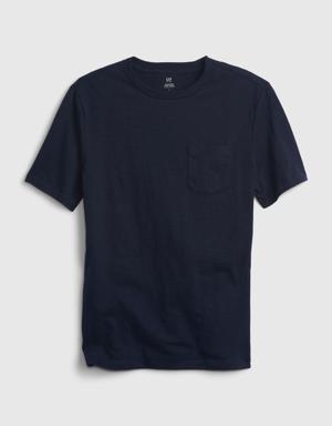 Kids Pocket T-Shirt blue
