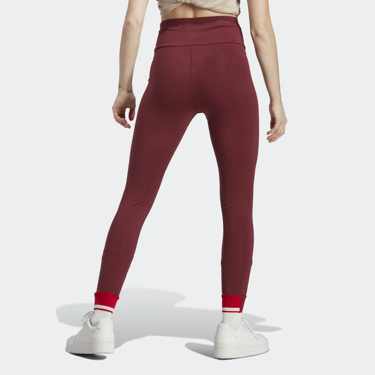 Adidas Ribbed Cuff Leggings. 2