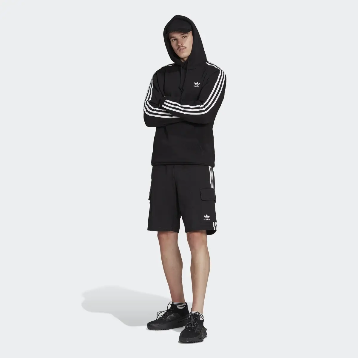 Adidas Adicolor Classics 3-Stripes Cargo Shorts. 3