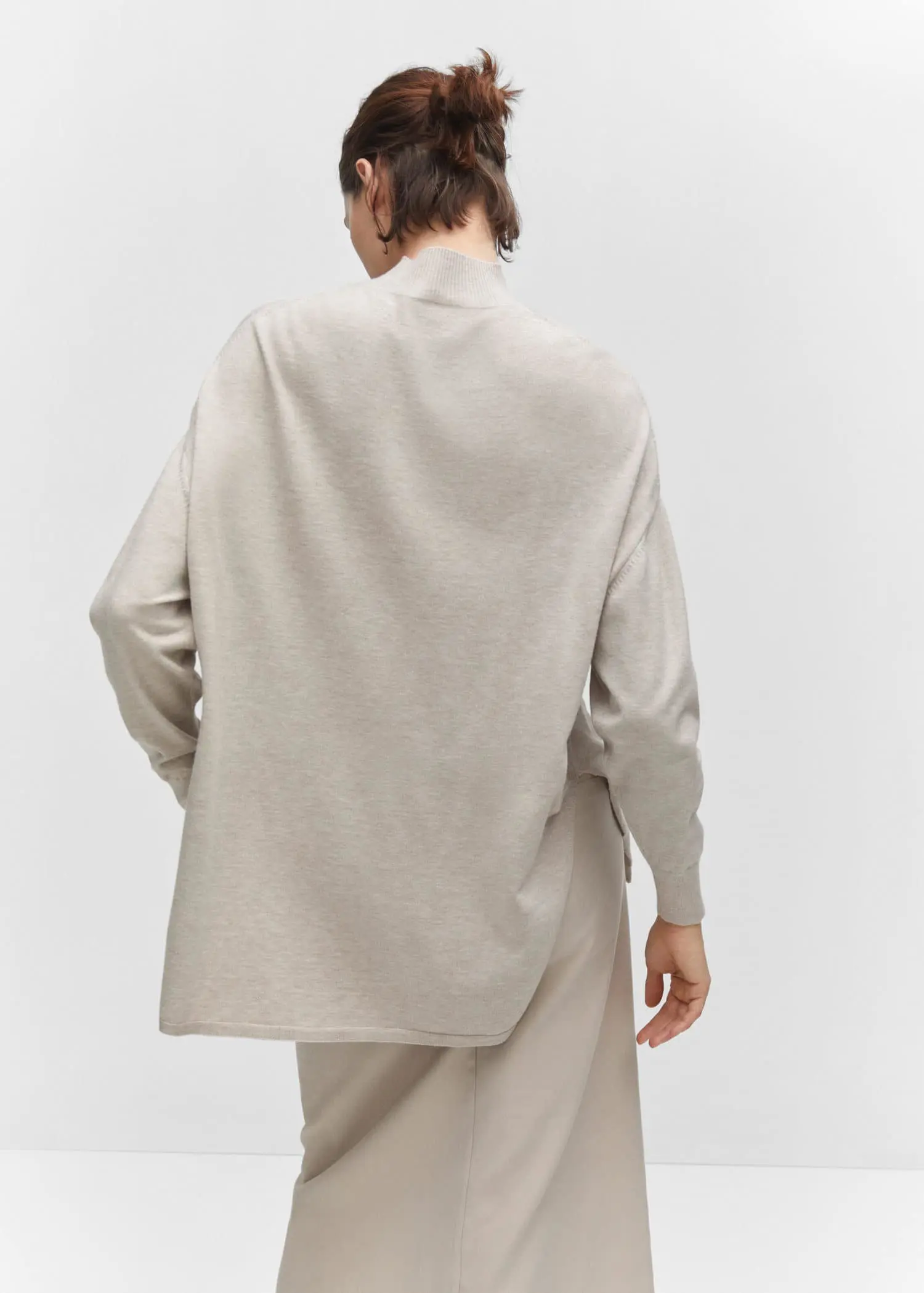 Mango Pull-over oversize col montant. 3