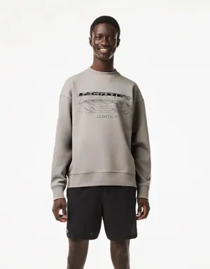 Lacoste Sweatshirt de corte largo com marca Lacoste para homem
