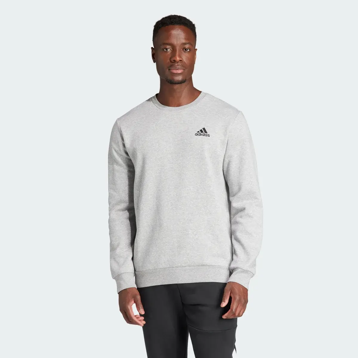 Adidas Essentials Fleece Sweatshirt. 2