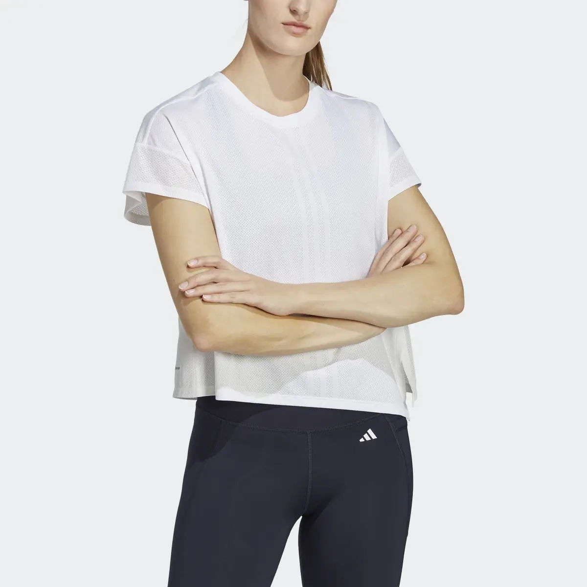 Adidas Playera de Entrenamiento HIIT AEROREADY Quickburn. 1