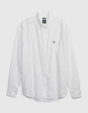Brannan Bear Oxford Shirt in Untucked Fit white