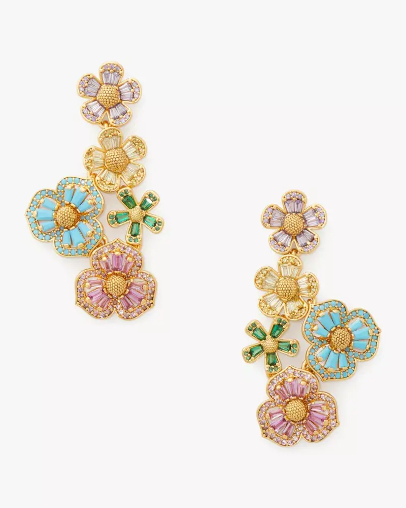 Kate Spade Fleurette Statement Earrings. 1