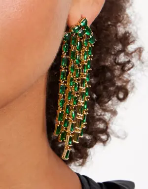 Showtime Fringe Statement Earrings