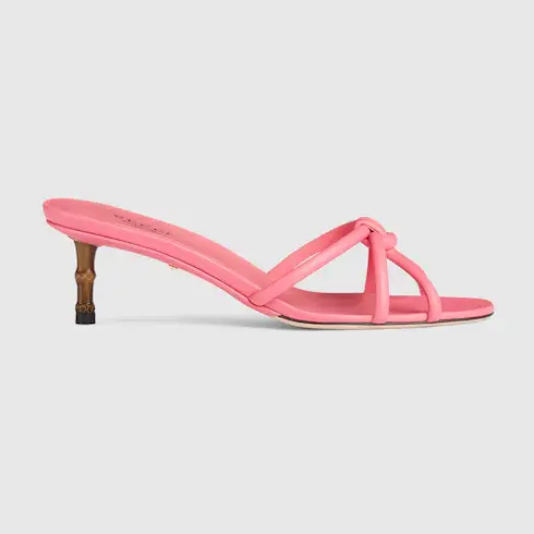 Gucci Women's slide sandal with bamboo. 1