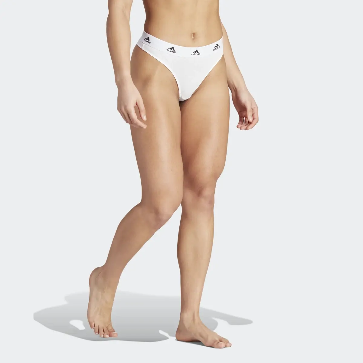 Adidas Active Comfort Cotton Thong 2 Pack. 3