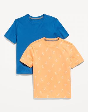 Old Navy Softest Crew-Neck T-Shirt 2-Pack For Boys blue