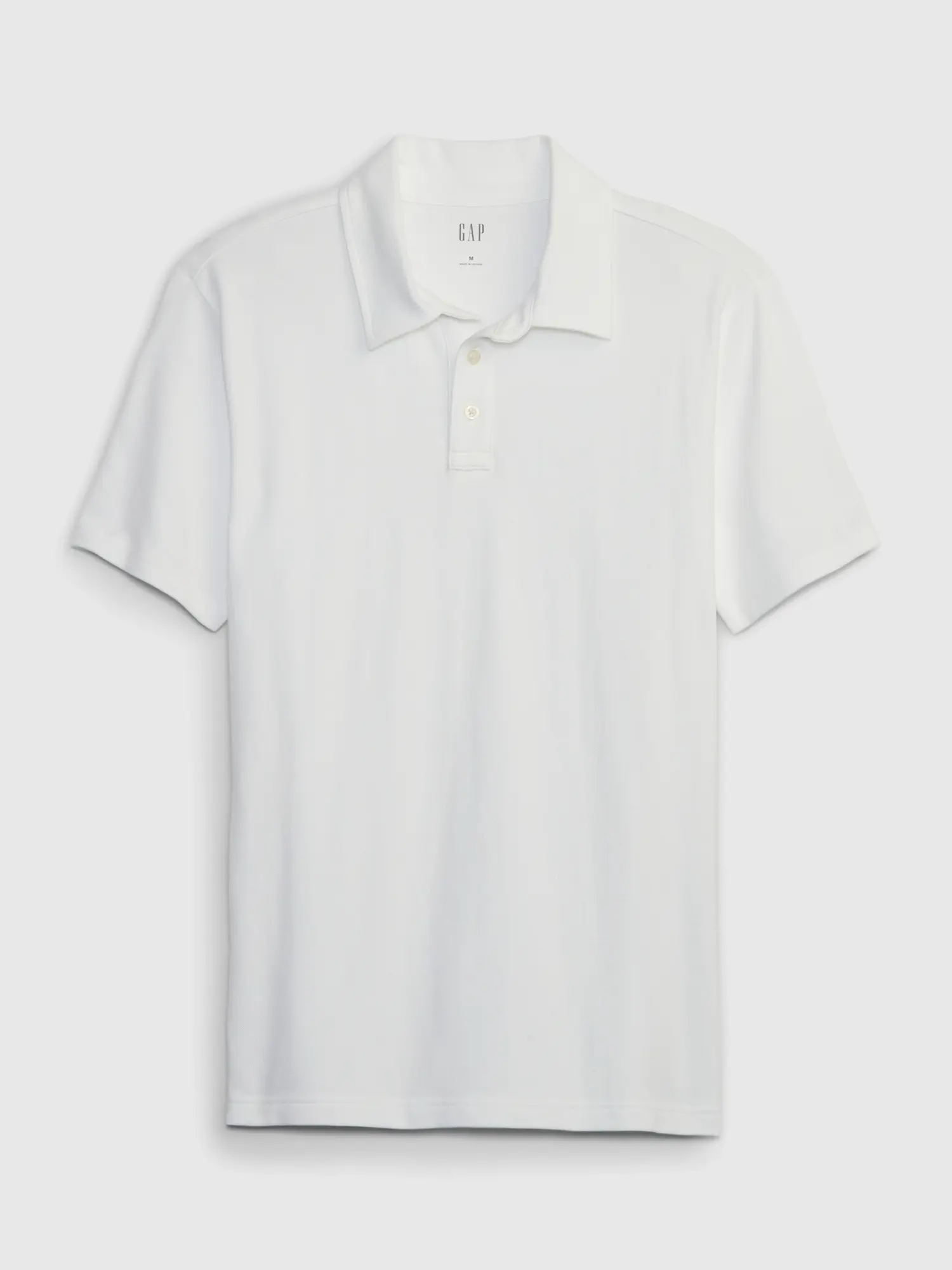 Gap Refined Pique Polo Shirt white. 1