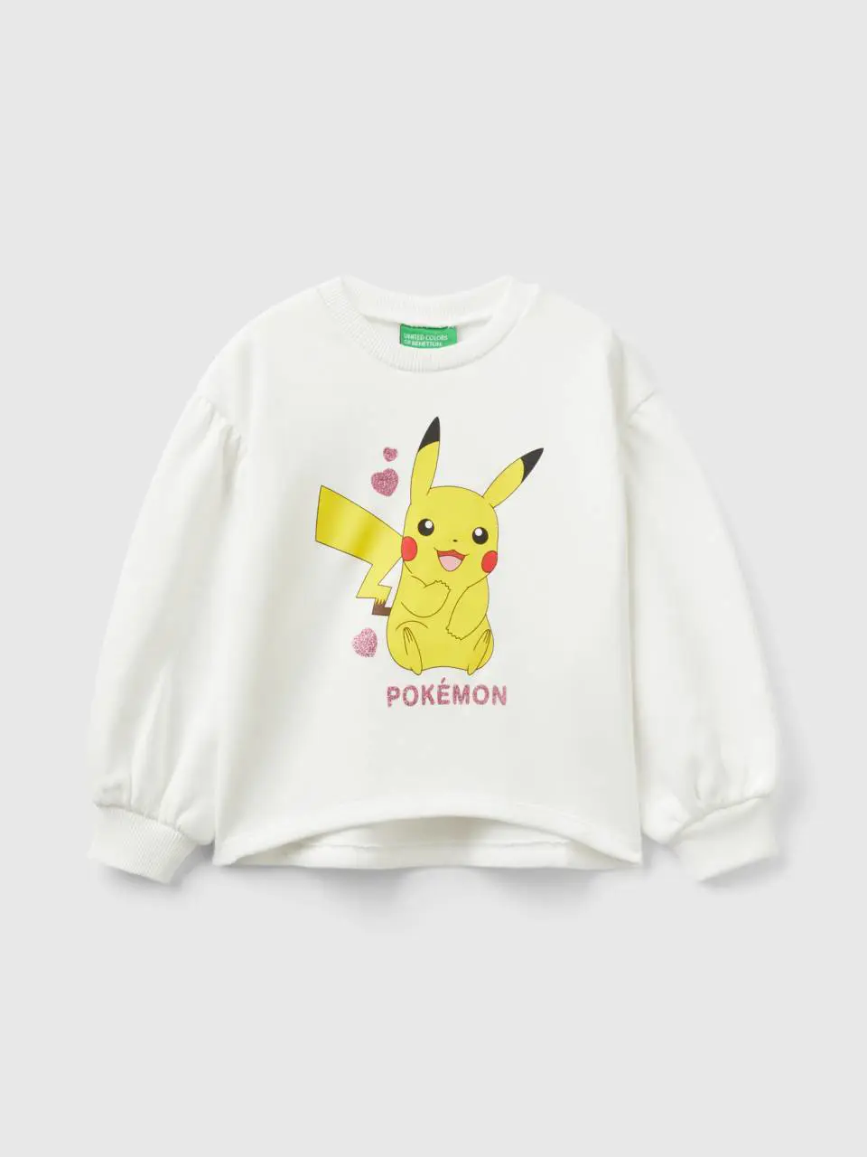 Benetton warm pokémon sweatshirt with wide sleeves. 1