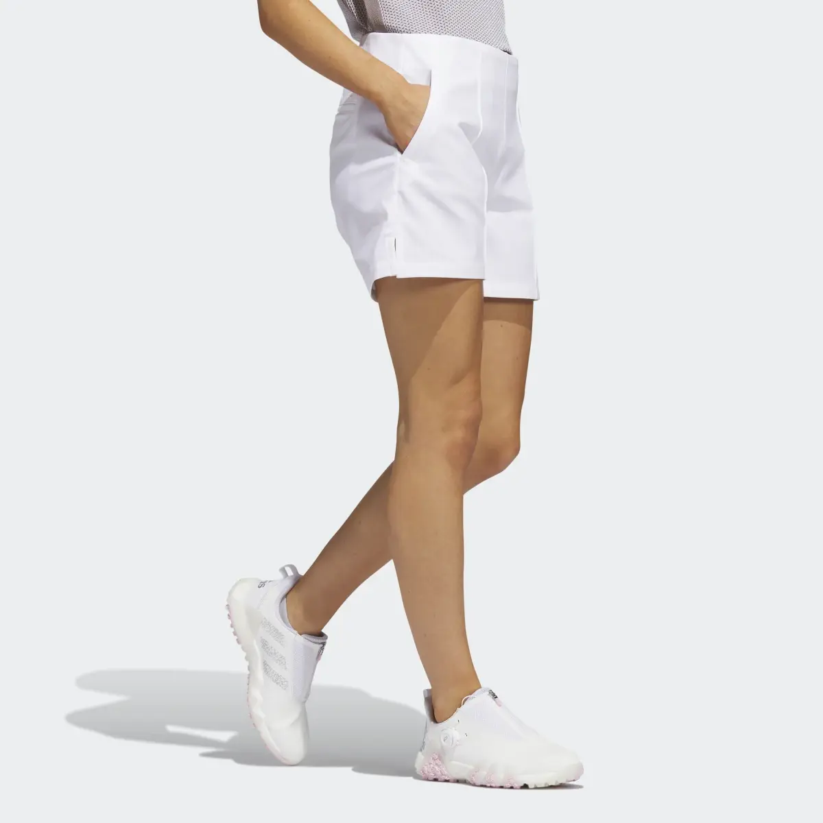 Adidas Pintuck 5-Inch Pull-On Golf Shorts. 3
