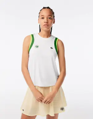 Lacoste T-shirt Lacoste Sport Roland Garros Edition Cross Cut para Mulher