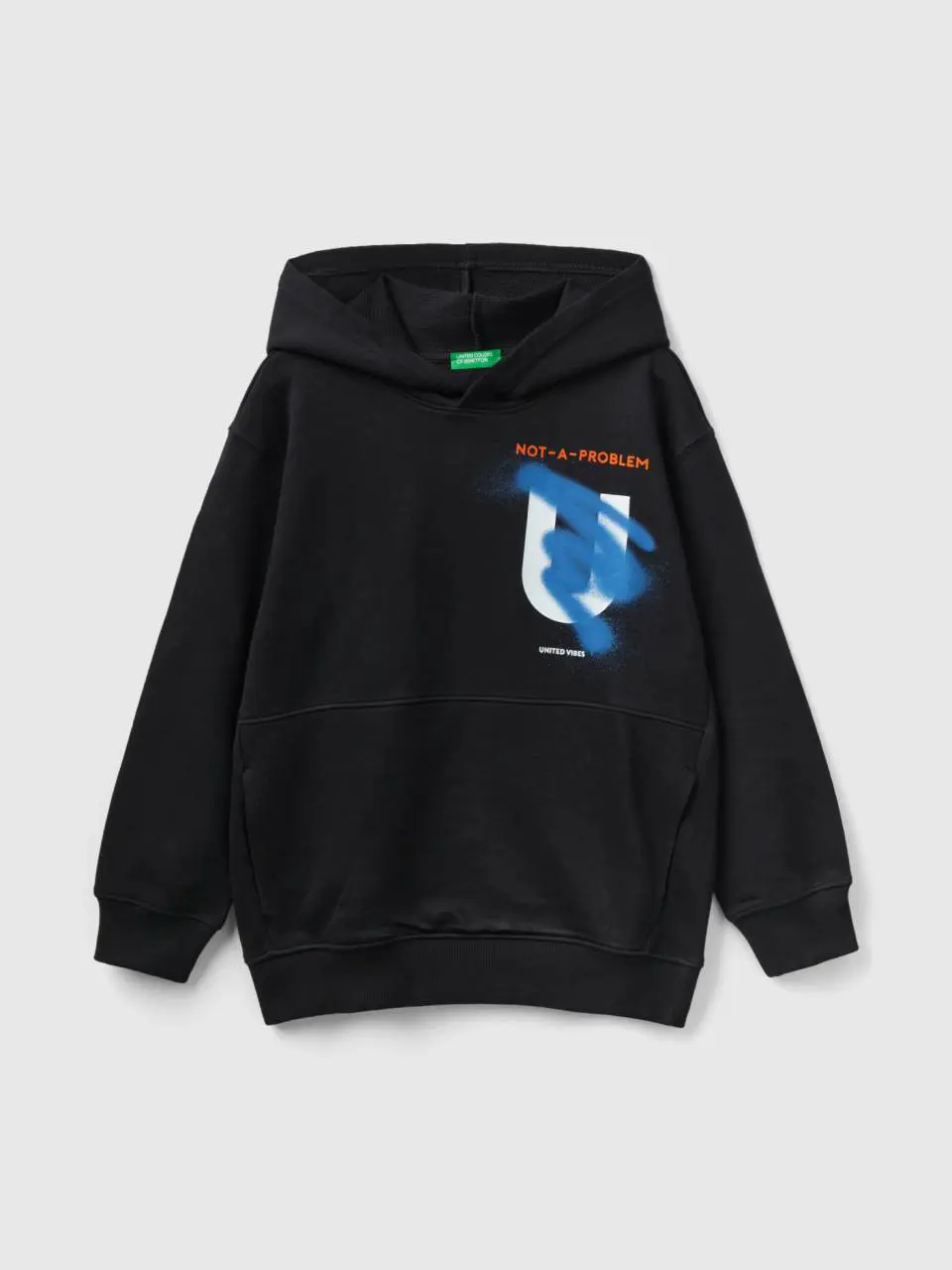 Benetton sweatshirt with print. 1