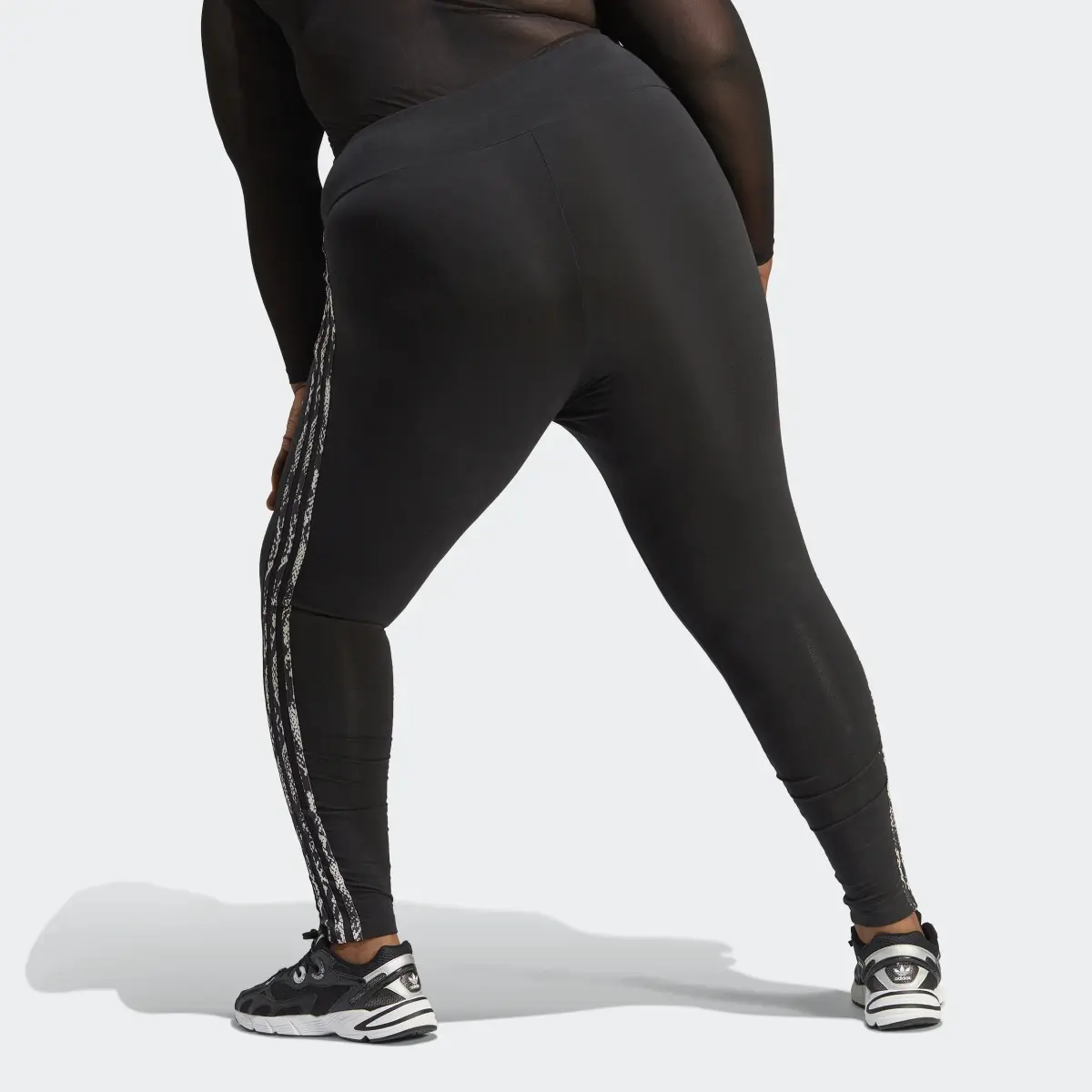 Adidas Leggings 3-Stripes (Plus Size). 3