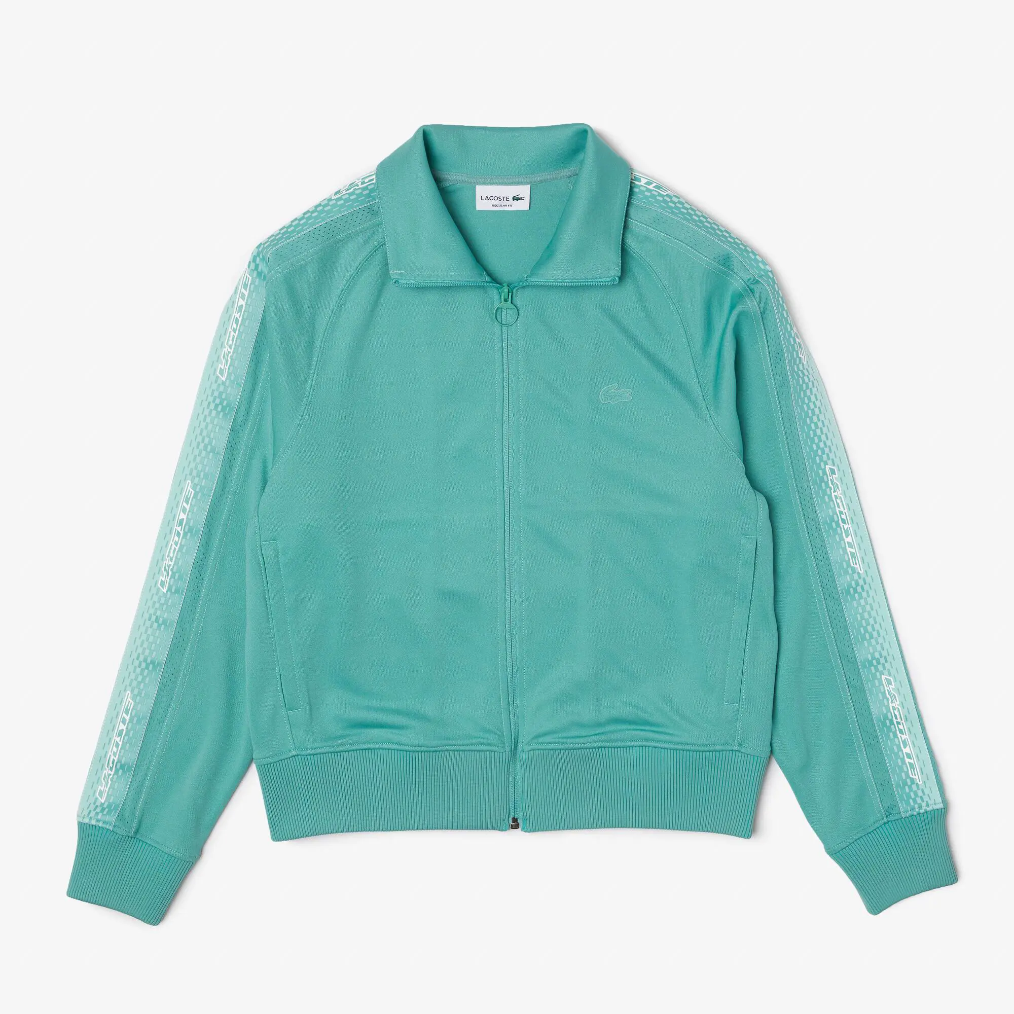 Lacoste Men’s Lacoste Regular Fit Zipped Piqué Sweatshirt. 2