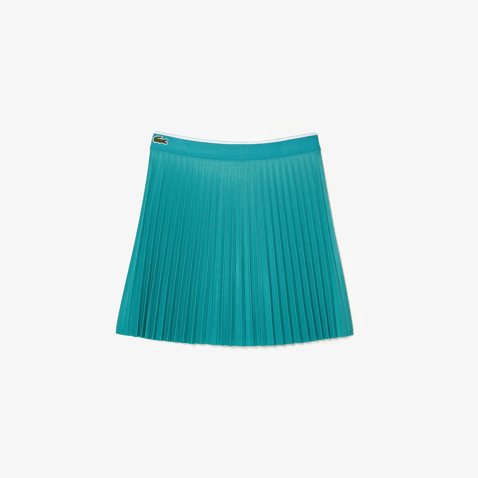 Lacoste Short Pleated Elastic Waist Skirt. 1