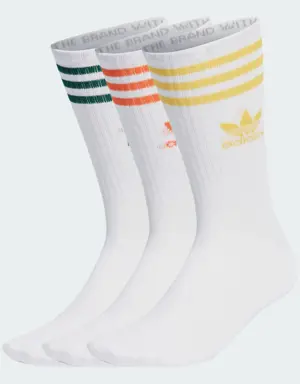 Adidas Mid Cut Crew Socks 3 Pairs
