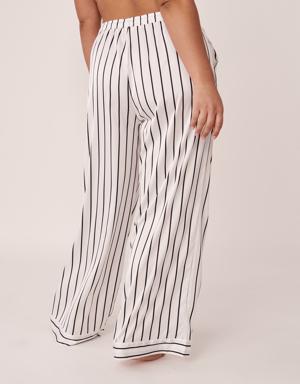 Striped Satin Pants