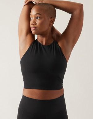 Athleta Conscious Crop Bra D&#45DD black