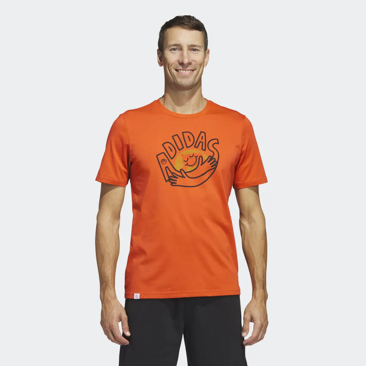 Adidas Change Through Sports Earth Graphic Tee. 2