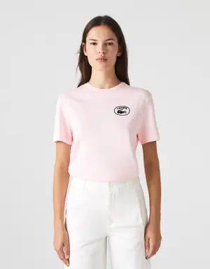 Women's Lacoste Loose Fit Organic Cotton T-shirt