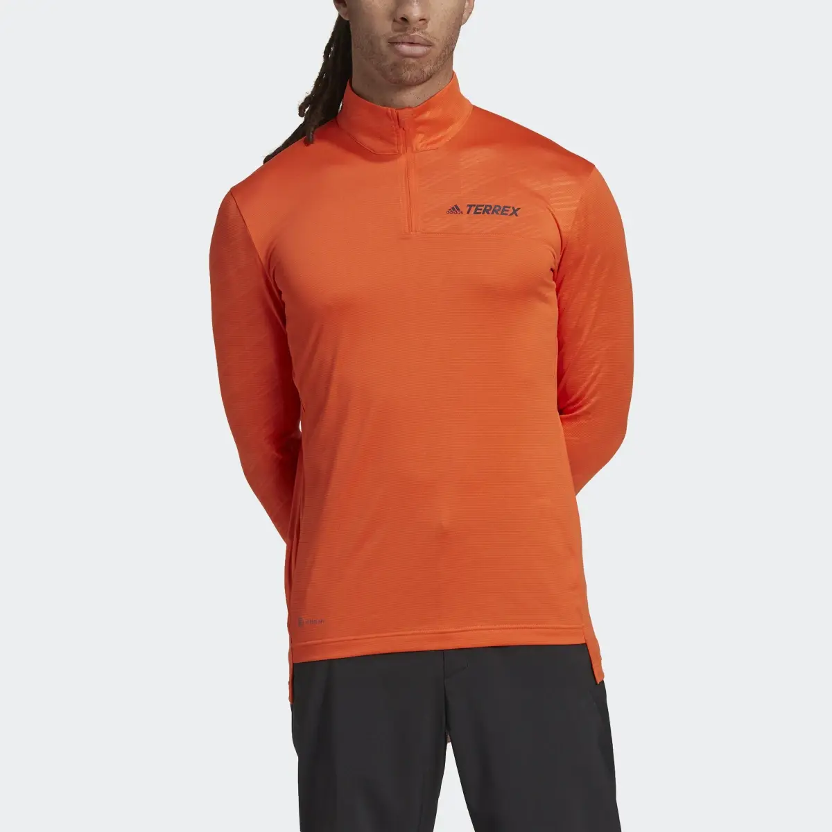 Adidas Terrex Multi Half-Zip Long-Sleeve Top. 1