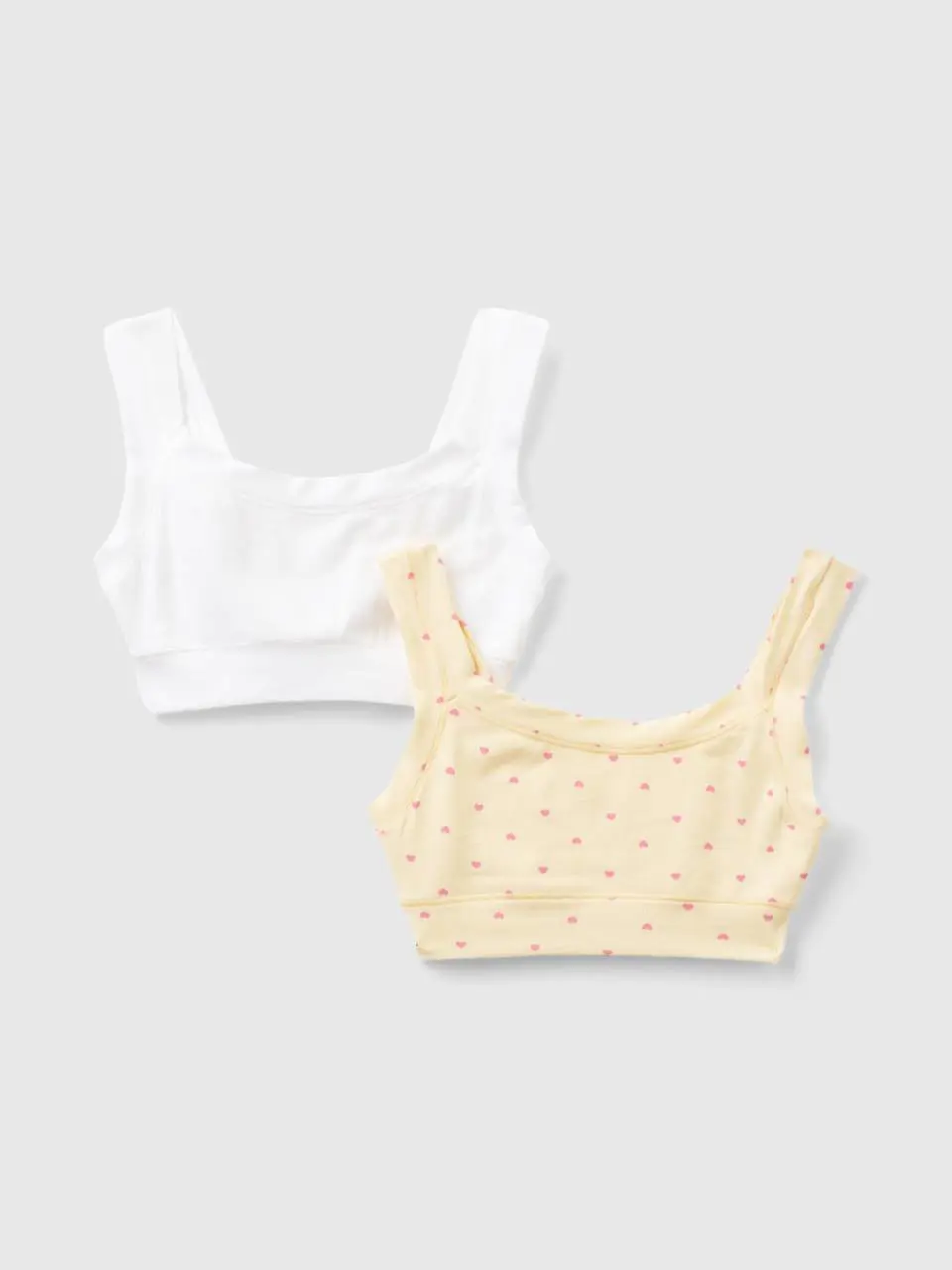 Benetton two bras in super stretch organic cotton. 1