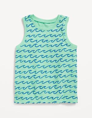 Old Navy Unisex Printed Tank Top for Toddler multi