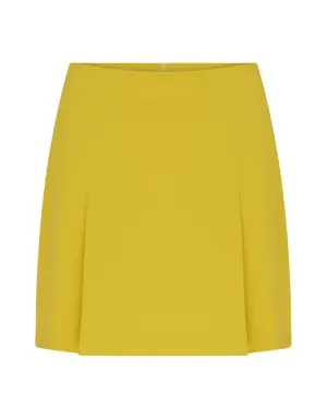Sunflower Yellow Mini Skirt - 2 / Yellow