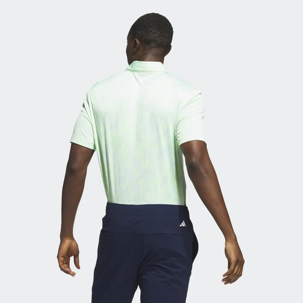 Adidas Aerial Jacquard Golf Polo Shirt. 3