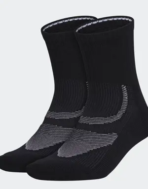 Adidas Superlite Performance Mid-Crew Socks 2 Pairs