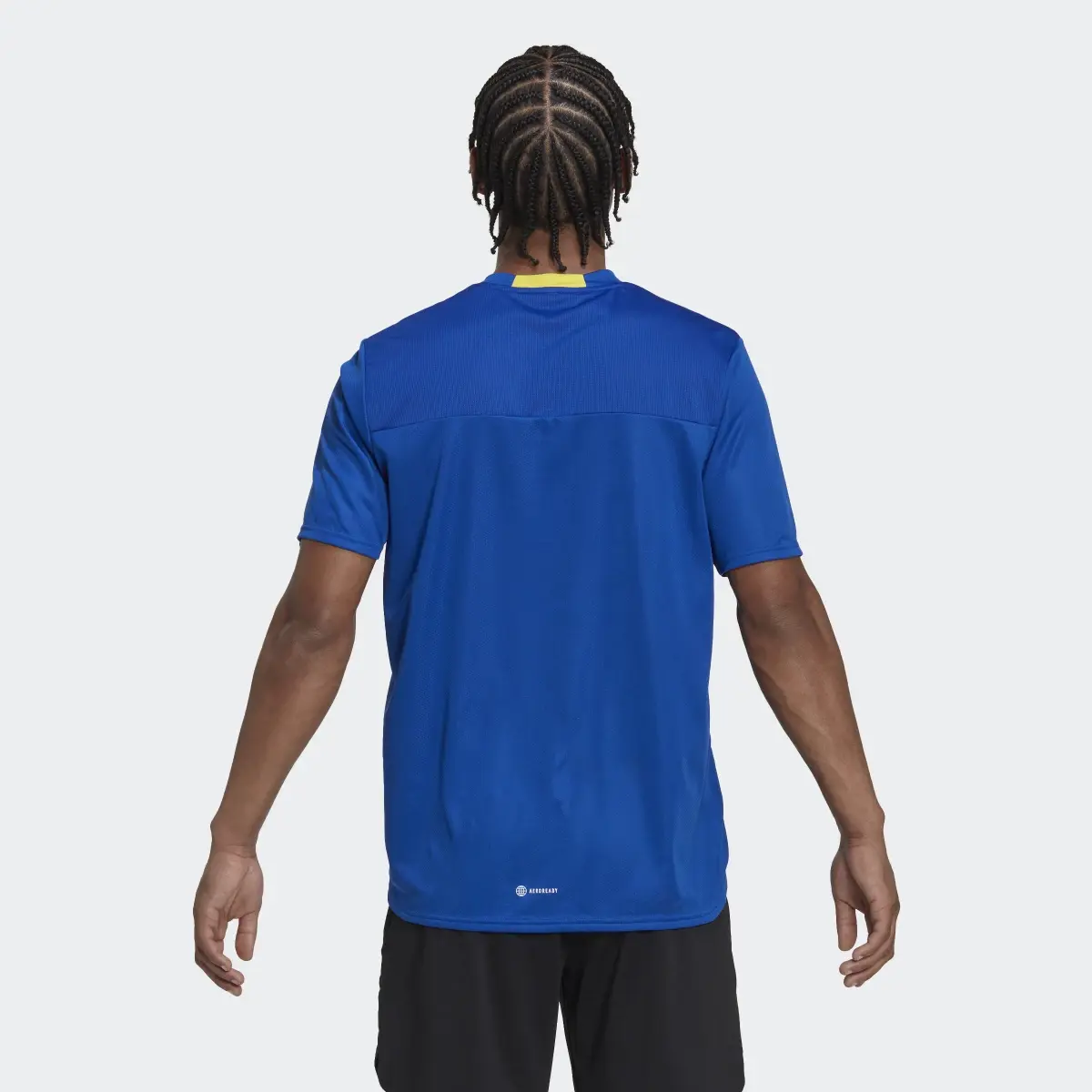 Adidas T-shirt da allenamento Designed for Movement AEROREADY HIIT Slogan. 3