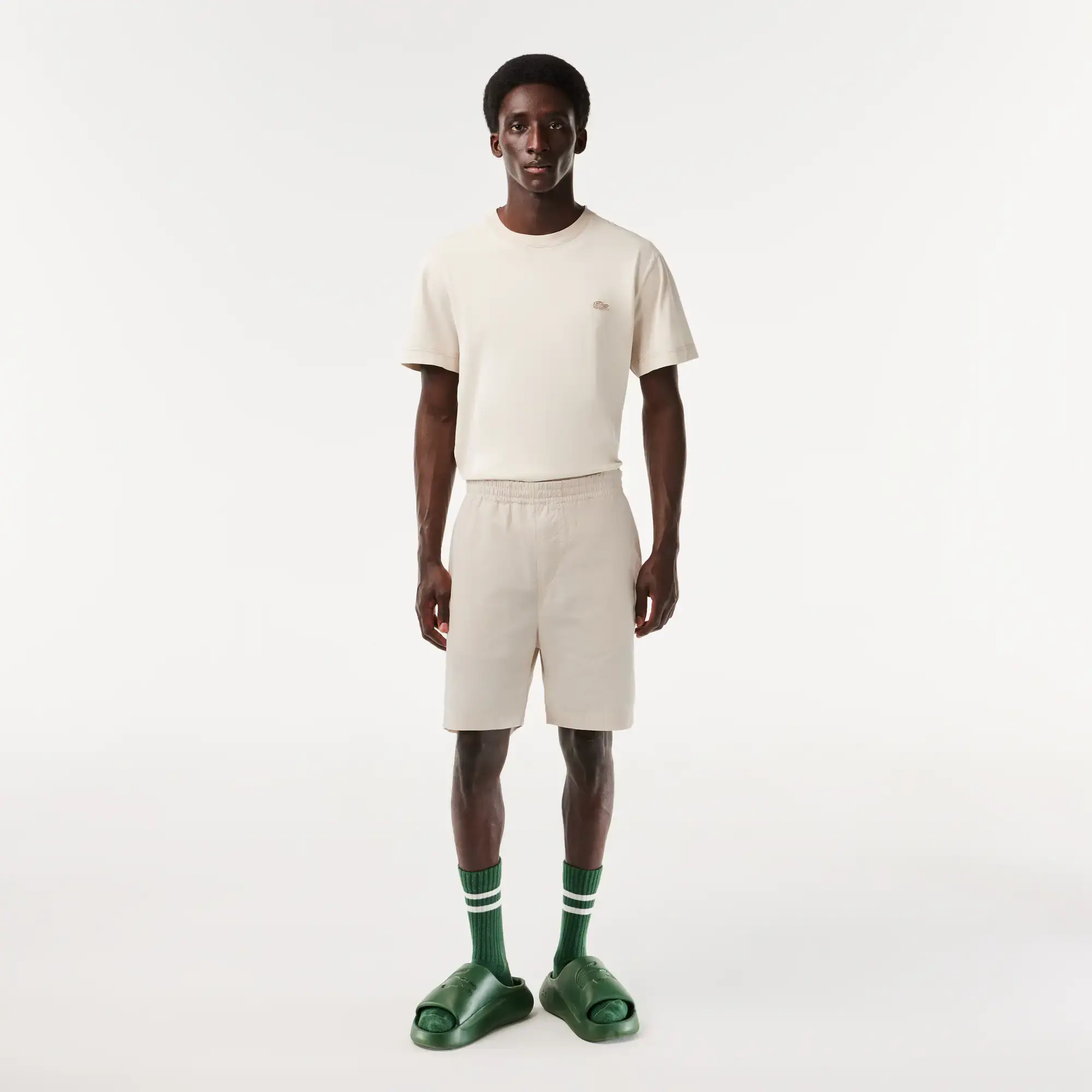 Lacoste Men’s Lacoste Organic Cotton Shorts. 1