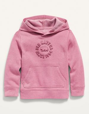 Unisex Logo Pullover Hoodie for Toddler pink