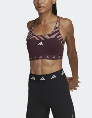 Hyperglam Techfit Medium-Support Zebra Bra