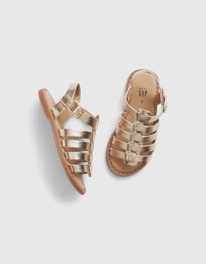 Gap Toddler Strappy Sandals gold